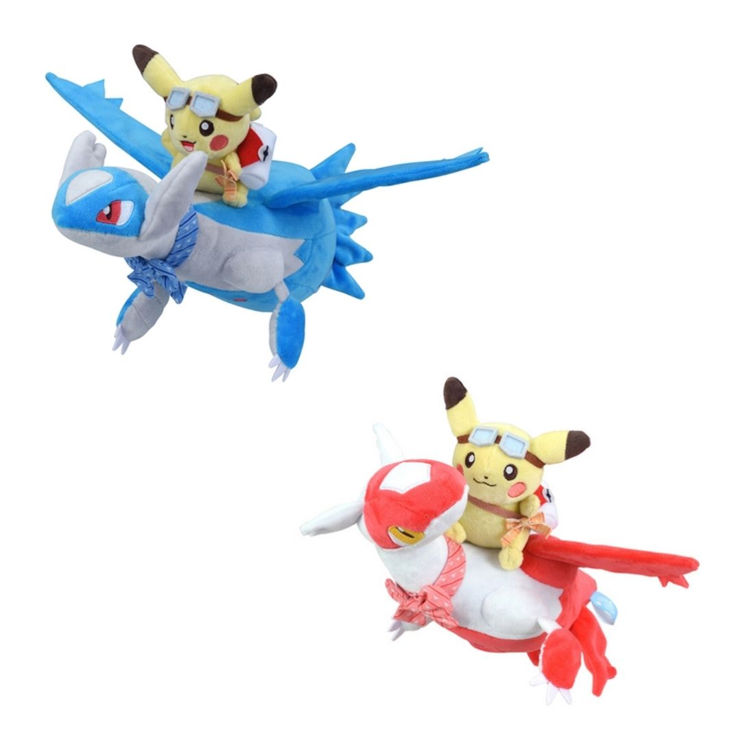 Pikachu Flying Latios Plush - Pokémon Center