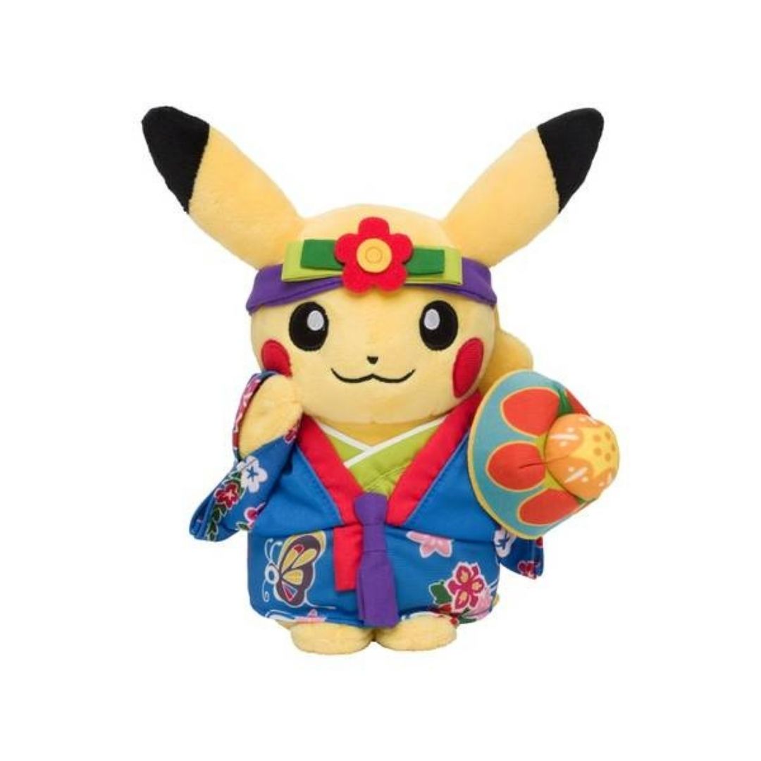 Okinawa Pikachu Ryubu Dance Plush - Pokémon Center