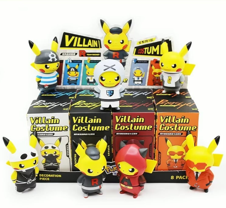 Pokémon Team Rocket Pikachu Villain Costume Figures