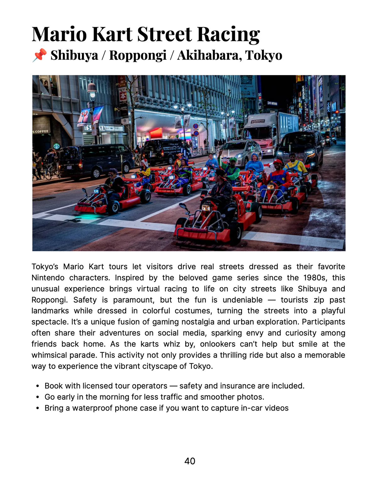 100 Things To Do In Tokyo Guide