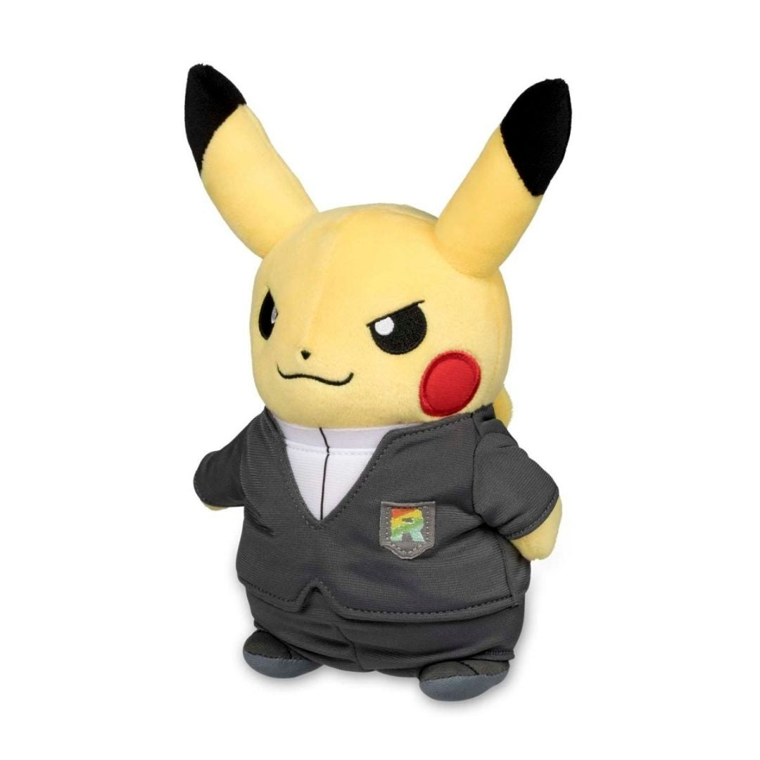Team Rocket Giovanni Costume Pikachu Plush - Pokémon Center