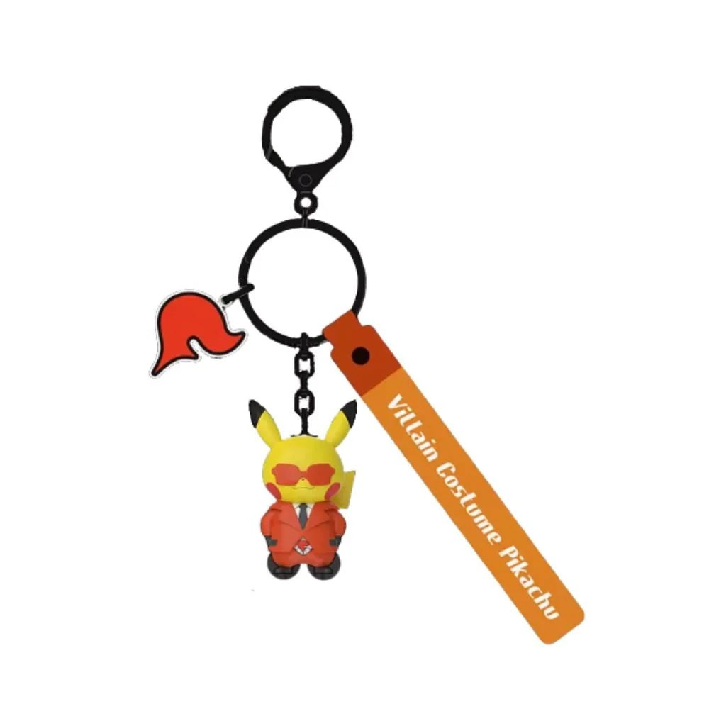 Pokémon Team Rocket Pikachu Villain Costume Keychains