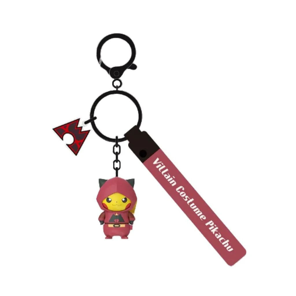 Pokémon Team Rocket Pikachu Villain Costume Keychains