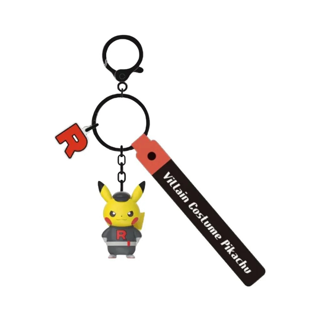 Pokémon Team Rocket Pikachu Villain Costume Keychains