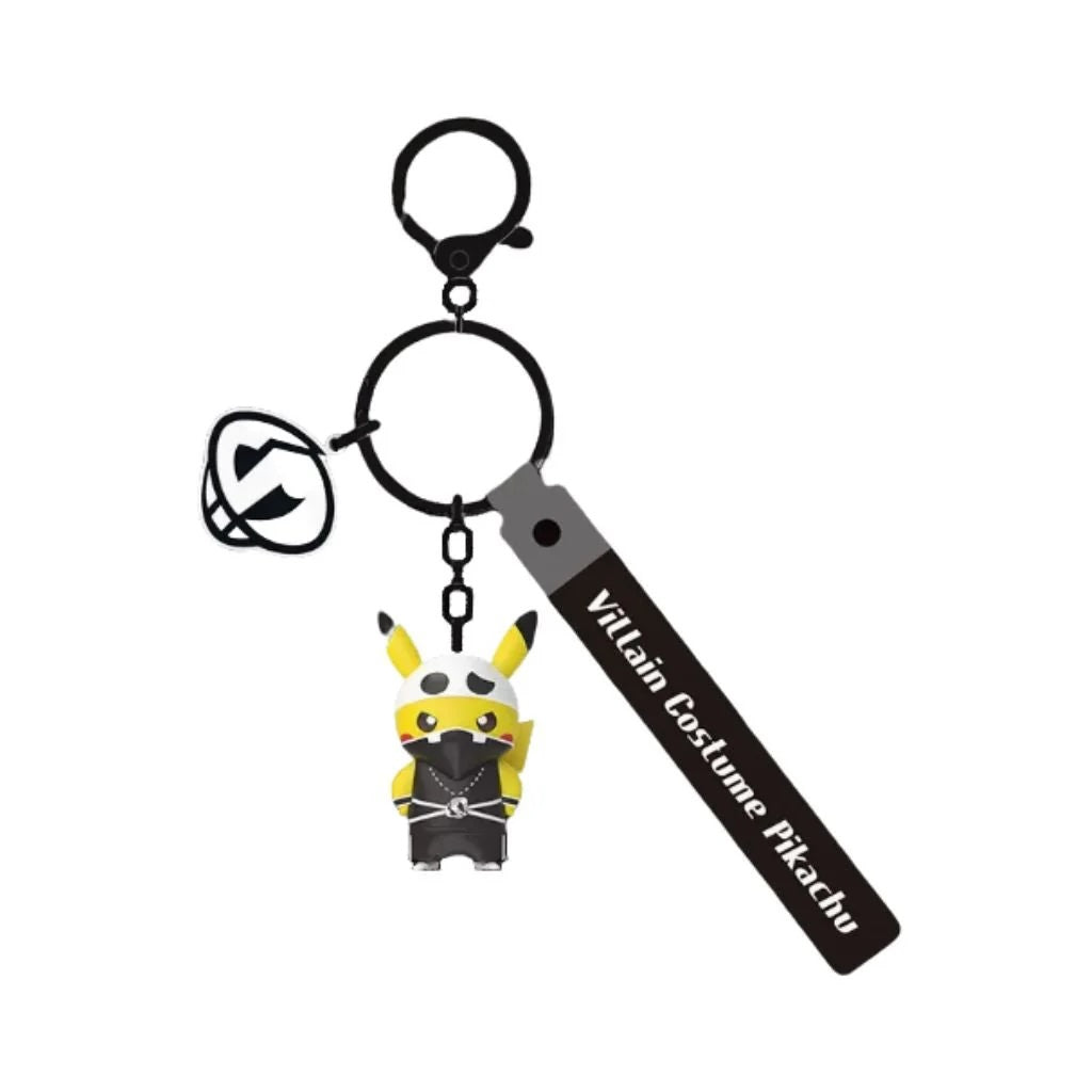 Pokémon Team Rocket Pikachu Villain Costume Keychains