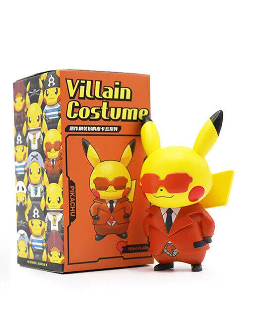 Pokémon Team Rocket Pikachu Villain Costume Figures
